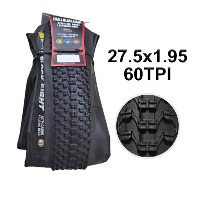 Kenda K1047 Bike Tires 26x1.95 27.5x1.95 Mountain MTB Bicycle Tyre Folding Bead Wire Tire Ultralight SB8 Small Block Eight: 27.5x1.95