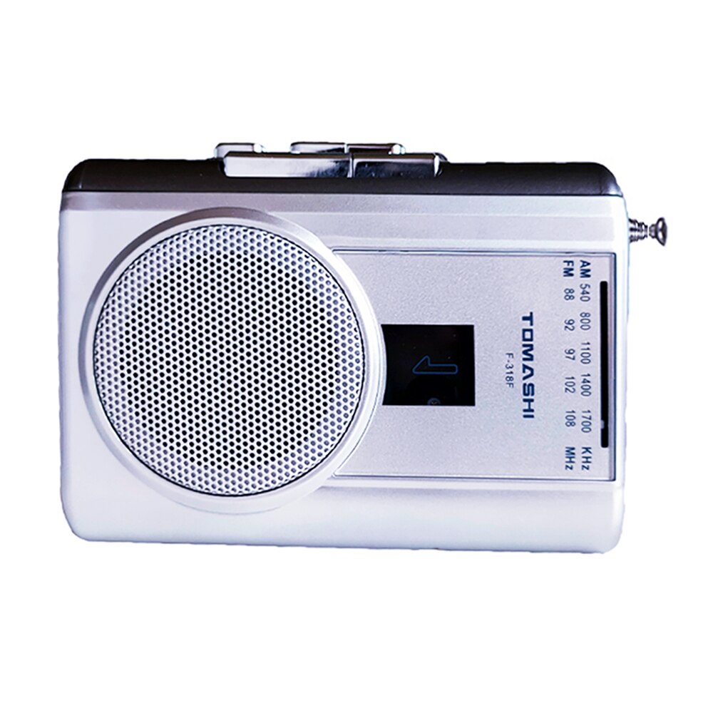 Walkman – lecteur Cassette avec haut-parleur intégré, Microphone, prise casque, pour écouter de la musique, apprendre la langue