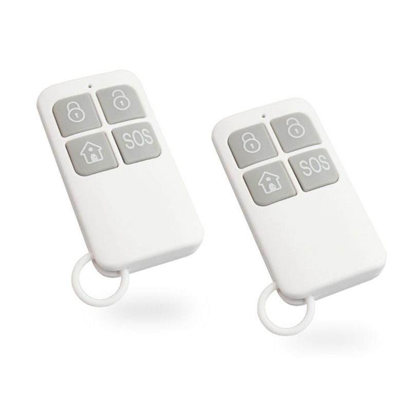 Smart Home Burglar Alarm Accessories 43hz Wireless Remote Control 4 Key Remote Control