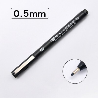 1Pc Sipa Drawing Pen Fineliner Ultra fine line marker ink black 005 01 02 03 05 08 Micron drawing Pen art Marker set: Light Grey