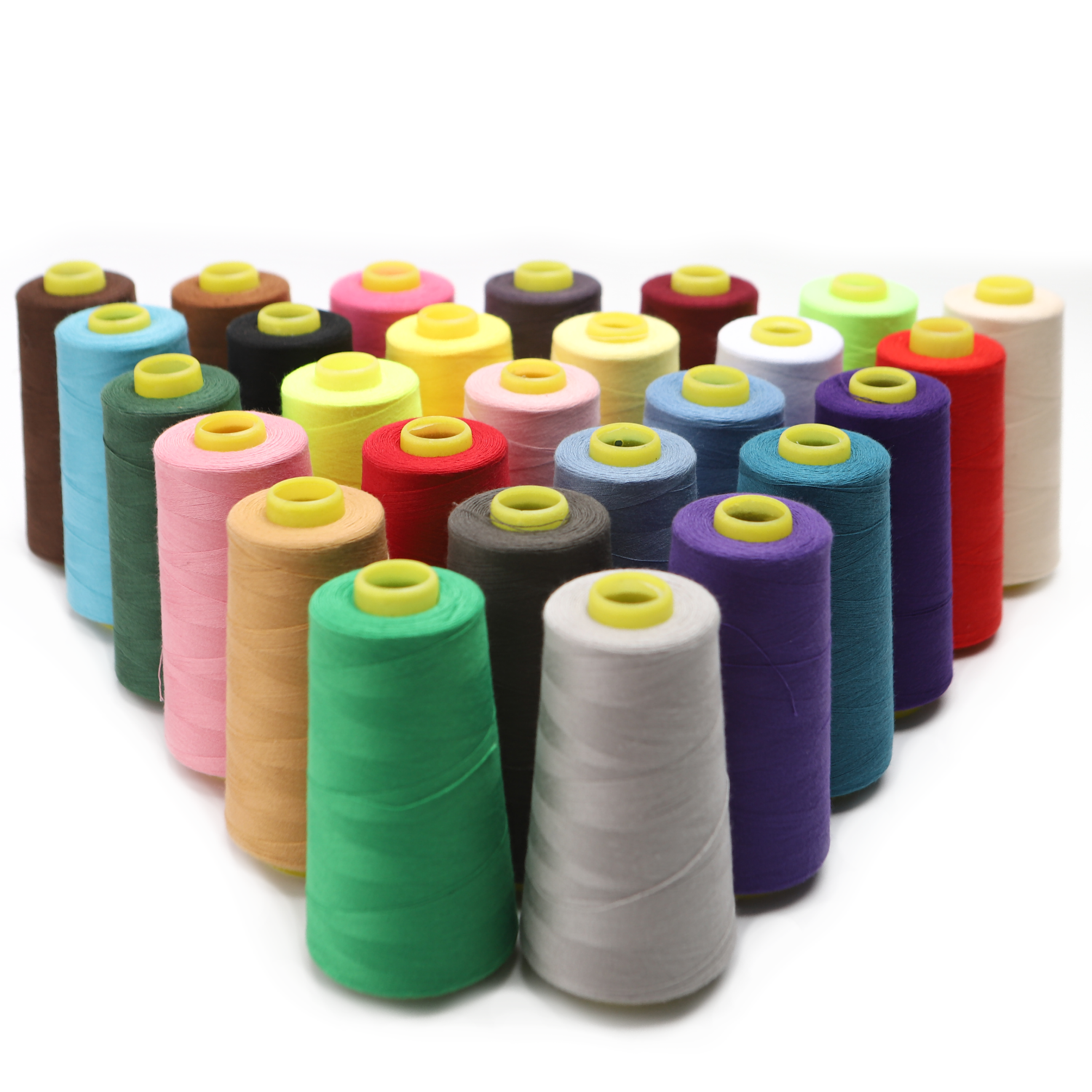Hilo de coser de poliéster resistente y duradero, 40S/2, 2750 yardas, billete 120, máquina de vestido de camisa para el hogar, costura en 30 colores disponibles