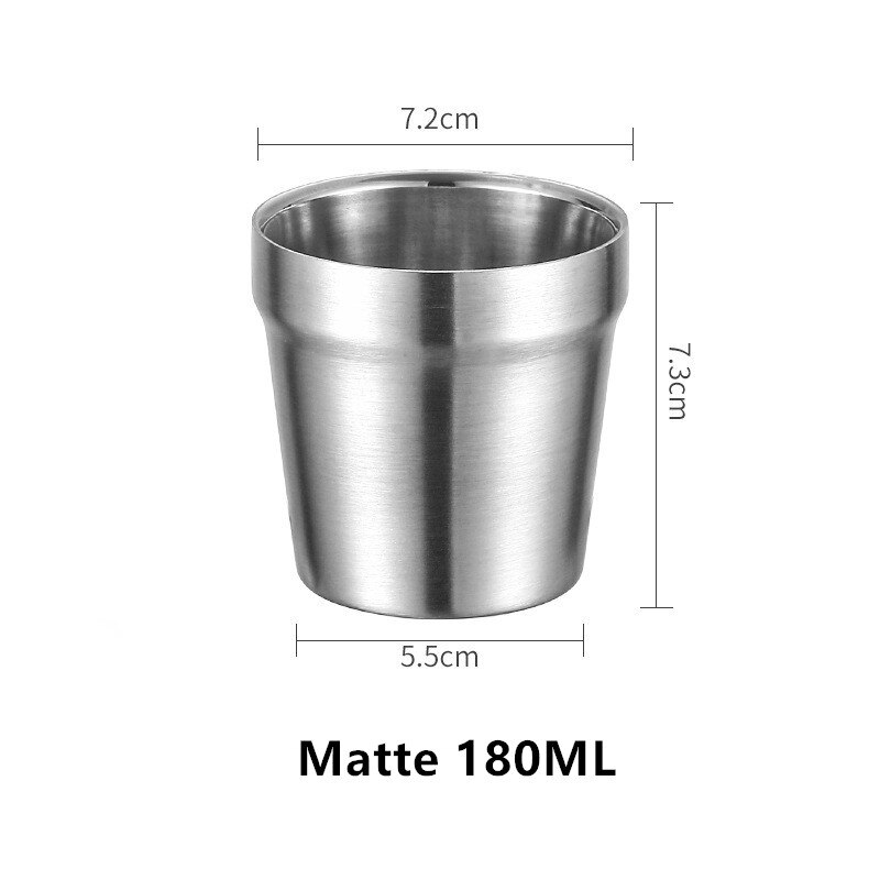 Taza irrompible e irrompible para beber cerveza, café, té, aislamiento Anti escaldado, taza de agua de acero inoxidable, tazas para niños: YELLOW