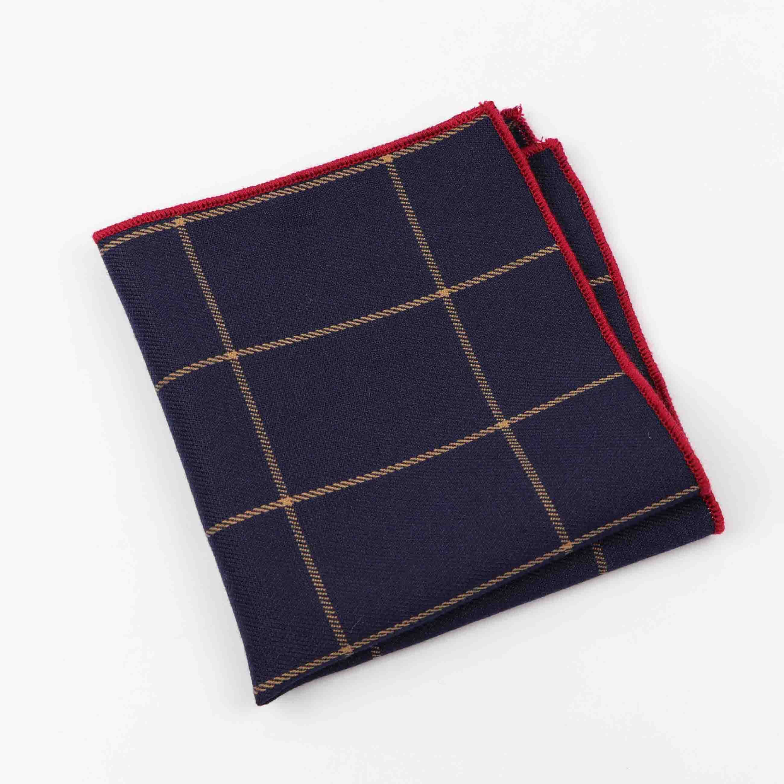 Lommetørklæde tørklæder vintage stof af forretningsdrag hankies mænds lomme firkantede lommetørklæder uld bomuld 25*25cm: 7