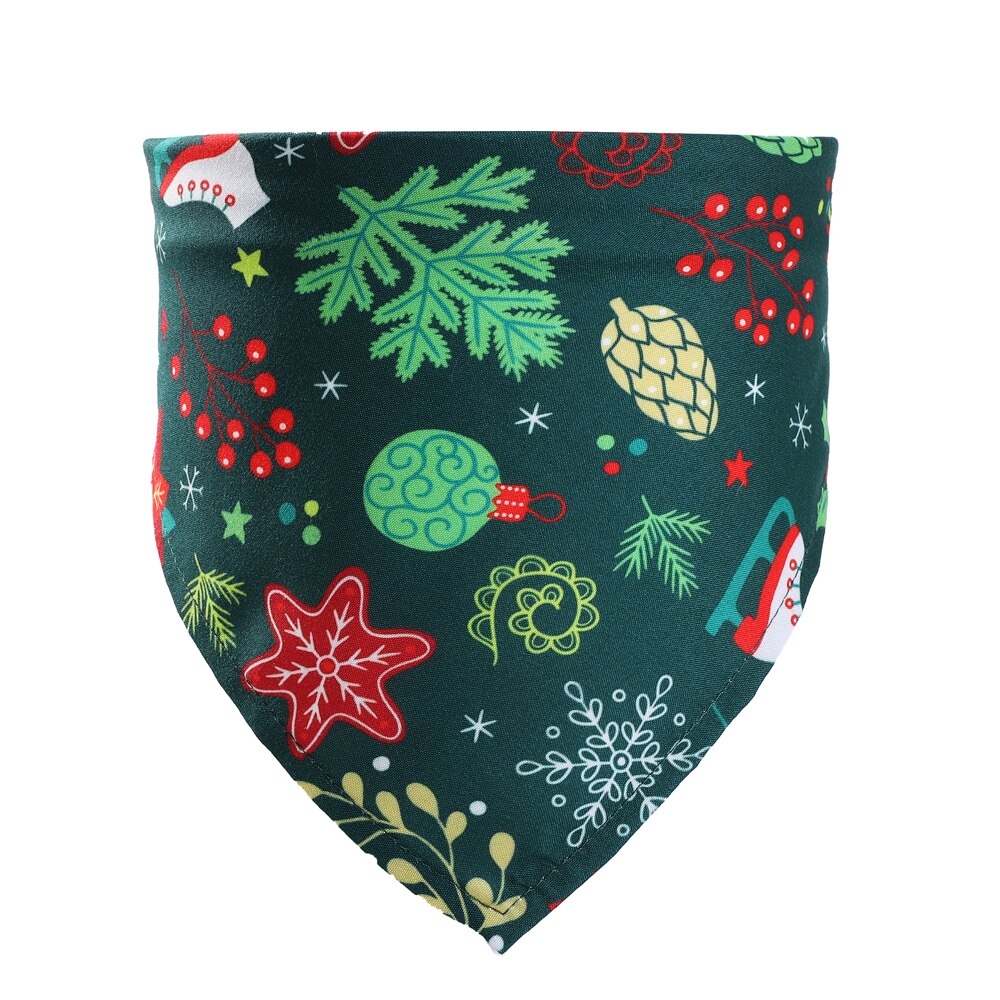 Kerst Hond Speeksel Handdoeken Halsband Kat Verstelbare Driehoek Bib Sjaal Kraag Met Patroon Puppy Accessoires: 6