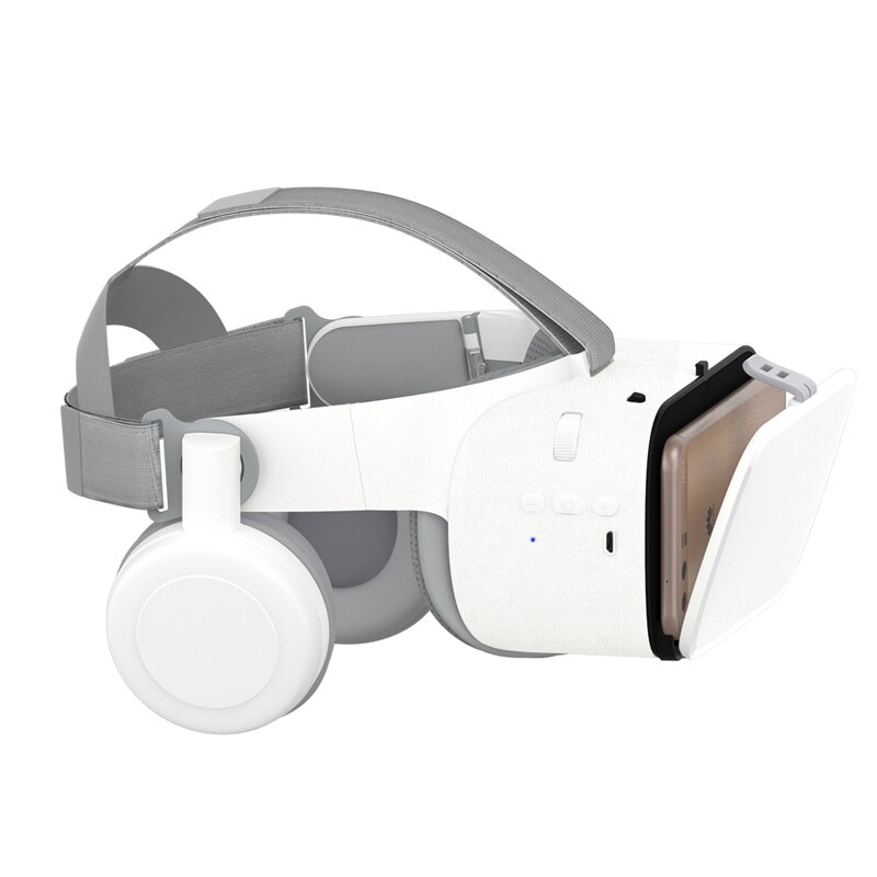 Bobo vr  z6 bluetooth 3d briller virtual reality box google pap stereo mikrofon headset hjelm til 4.7-6.2 " smartphone+joystick