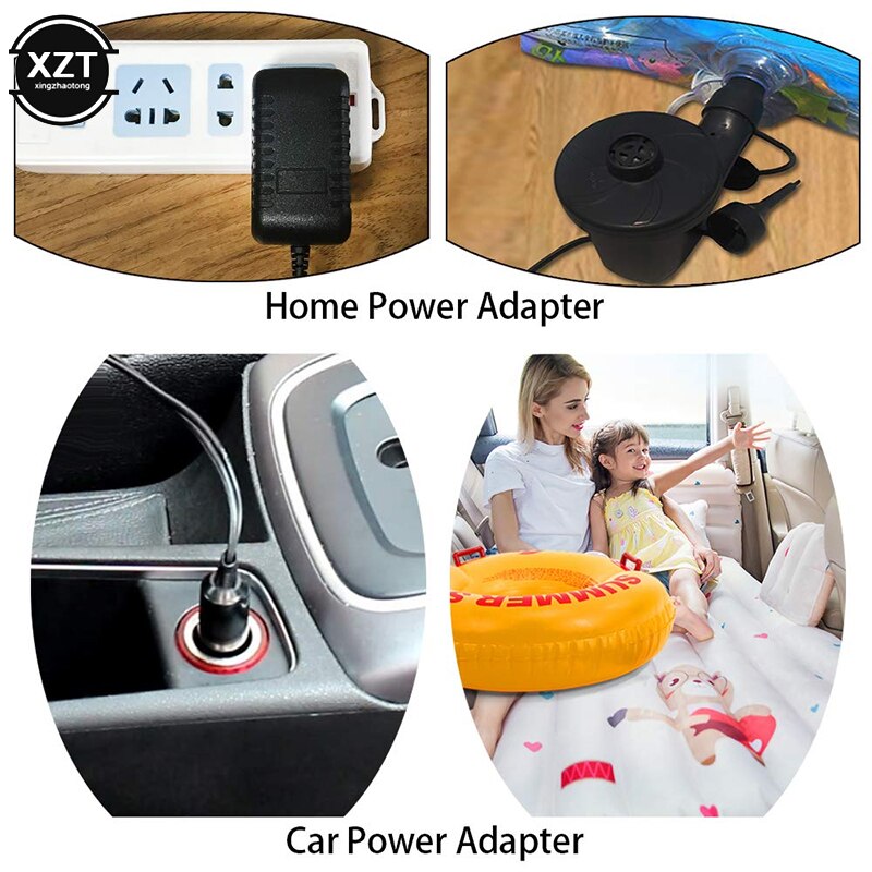 The latest best selling family dedicated electric air pump car air pump small air pump 110V ~ 240V - bicycle charging line