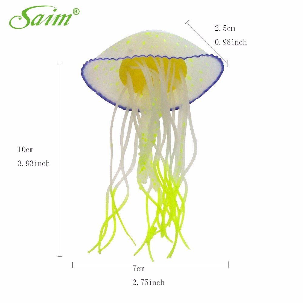 10 cm creatieve kunstmatige kwallen aquarium aquarium ornamenten acuarios vivid kwallen landschap decoratie voor aquarium