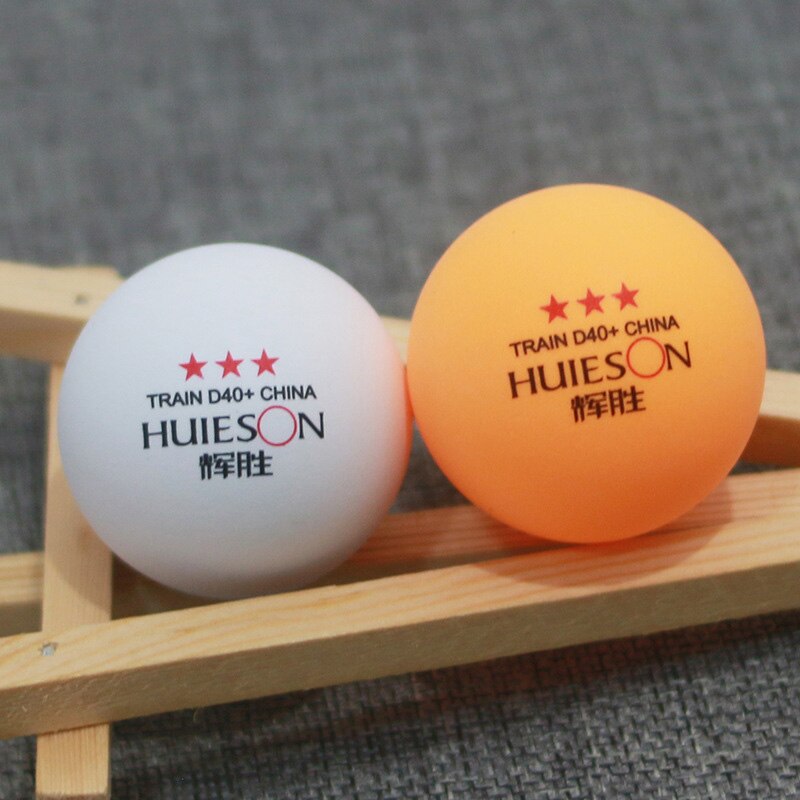Bolas de tenis de mesa para Amateur, accesorio de entrenamiento avanzado de , de 3 estrellas, 40mm, 2,8g, color blanco y naranja, 10 Uds.