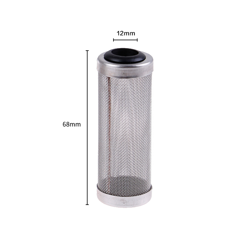 Aquarium Zufluss Einlass Filter Edelstahl Korb Mesh Net Filter Schutz Aquarium Filter Zubehör Intake Sieb Pre-Filter Abdeckung: WHITE