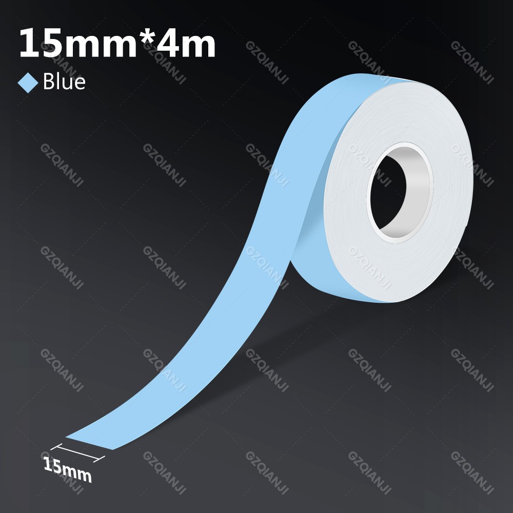 Thermische Label Printer Marklife M1 & Doorlopend Kleur Label Papier (15Mm X 4M), Compatibel Voor P11/P12/P15/P50/Q30/D30 Label Maker: Overigen