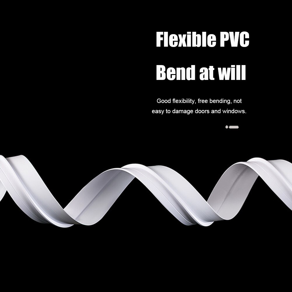 Door Bottom Seal Strip Weather Window Rubber Seal Weatherstrip Windproof Dust Gap Filler Household Accessories