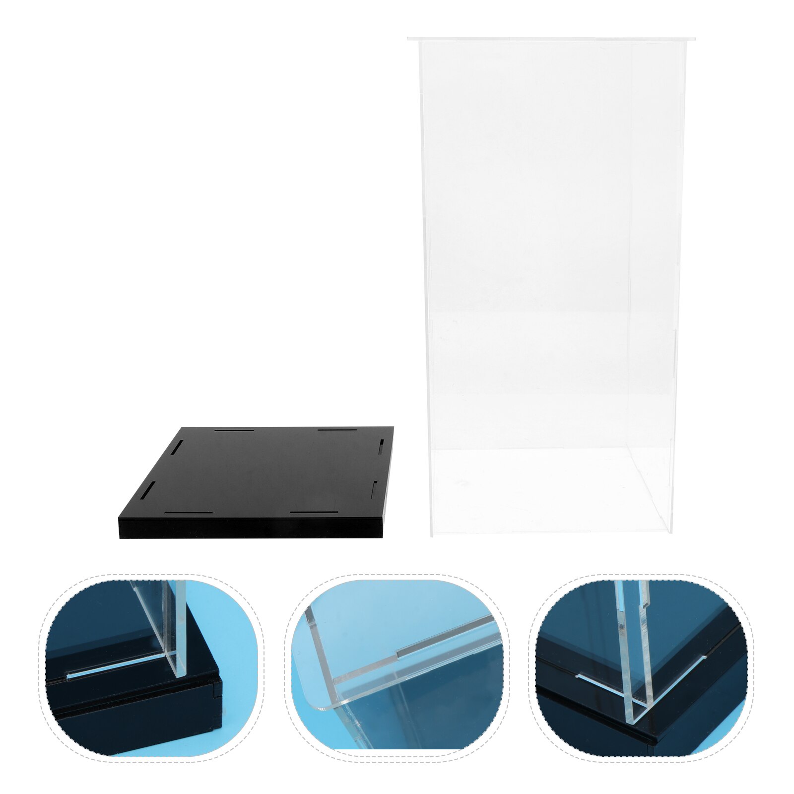1Pcs Acrylic Display Box Transparent Handmade Model Display Case (Transparent)