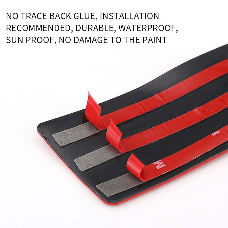 Universal Car Trunk Door Guard Strips Sill Plate Protector Rear Bumper Guard Rubber Mouldings Pad Trim Cover Strip Car Styling