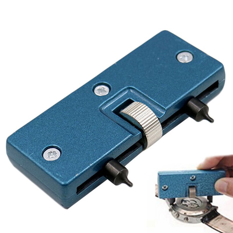 Ouvre-montre ajustable 1 pièce, outil de montre ajustable coque arrière, presse plus proche enlever la clé à vis kit de réparation, outils de montre retrait de batterie
