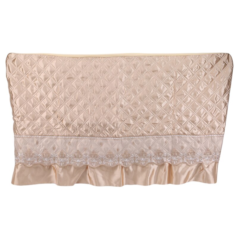 Silk Imitation Bedside Cover Bed Covers All-inclusive Bed Cover Bedspreads Home Textile Bedroom Decor: Khaki