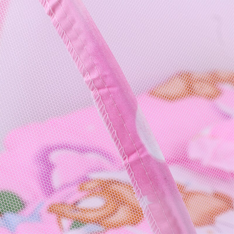 Filet de protection pour lit de bébé | Moustiquaire Portable pliable pour lit de bébé, matelas pliable pour tente de lit de bébé, dessin animé