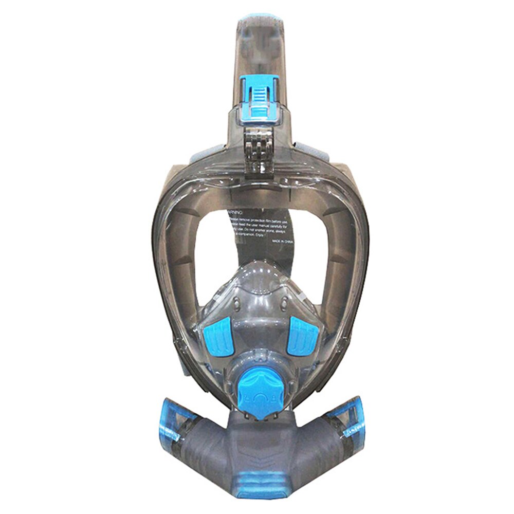 Duiken Masker Volledige Anti Fog Volwassen Gezicht Jeugd Onderwater Wide View Snorkel Masker Waterdicht Maskers Camera Mount Zwemmen: Blue