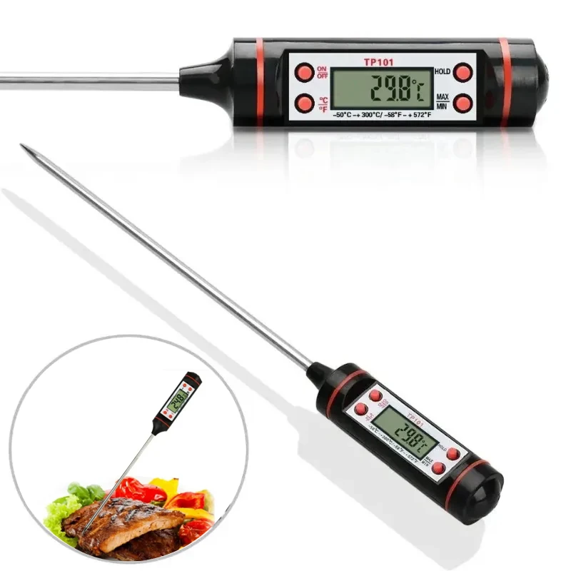 Keuken Voedsel Bakken Digitale Thermometer Kaarsen maken Elektronische Sondetype Digitaal Display Vloeibare Grill Brandende Wasthermometer