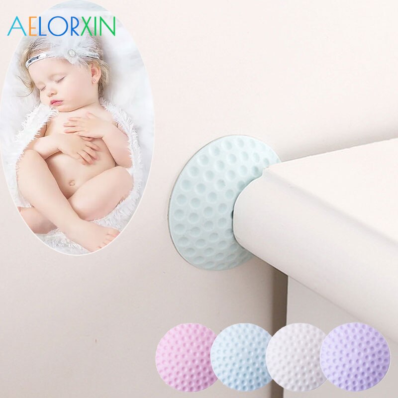 4Pcs/Lot Crash Pad Protection Baby Child Safety Shock Absorbers Security Card Door Stop Child Lock Child Protection Kids Safety