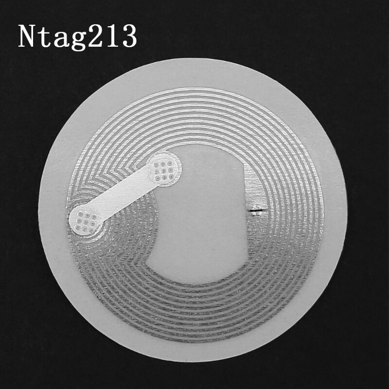 Étiquette autocollante NFC NTAG213 pour carte de contrôle d'accès, étiquette RFID pour patrouille, 4x 7e, 10 pièces