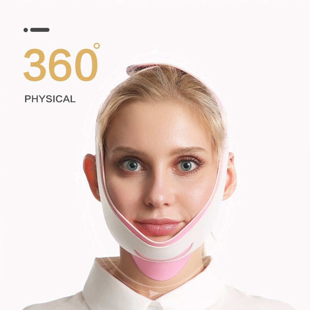 V Shaping Face Lifting Chin Strap Band 360 Physical Facial Neck Slimming Bandage Lift Up Mask Beauty Face Thin Belt