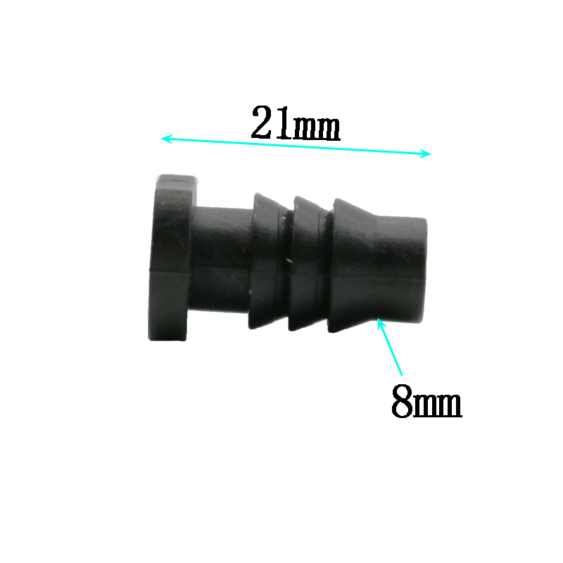 20 st ändplugg hål kapillärrör ändtätningsplugg droppbevattningsslang rör kapillär 8/11 mm or 3/8 '' slangplugg trädgårdsredskap
