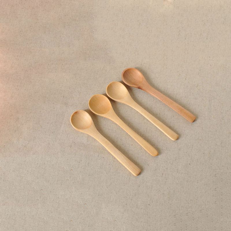 Paquete de 5 cucharas pequeñas de madera