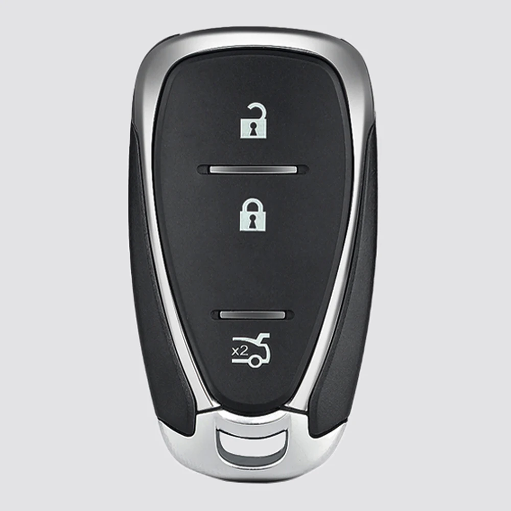 SUPERKEY 2/3/4/5 botones carcasa para llave remota Fob para Chevrolet Chevy Camaro Cruze Malibu Equinox: Rojo