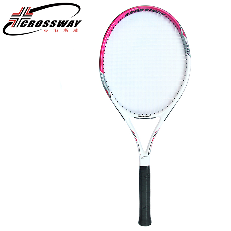 1PC Tennisracket ultralichte Tennis Racket Carbon Fiber Tennisracket Mannen Training Concurrentie Tennisracket: Pink