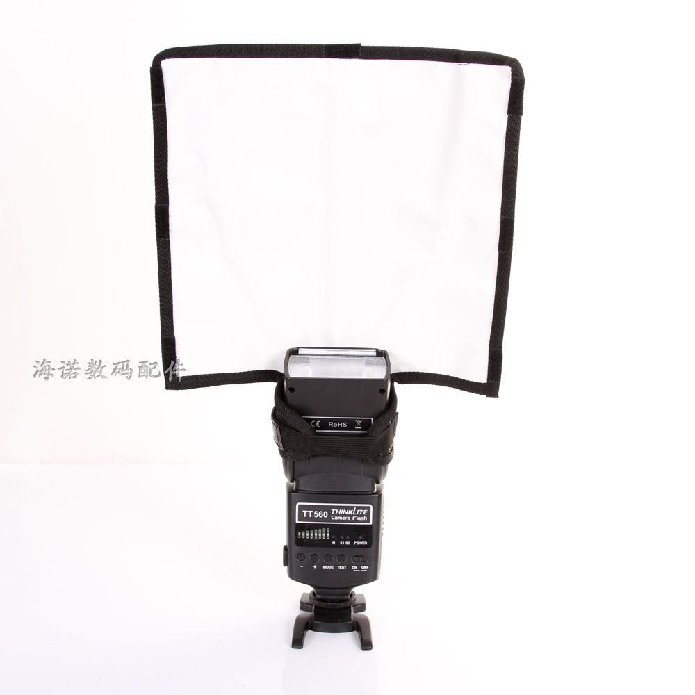 Universal Foldable Diffuser Snoot Flexible Speedlight Reflector Flash Softbox Diffuser