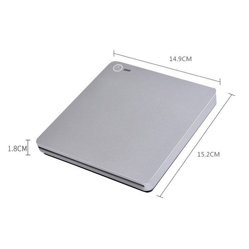 Usb Externe Cd/Dvd Drive Type C 3.1 Draagbare Ultra-Dunne Drive-Gratis Cd Films Spelers Voor laptop Pc Windows Mac