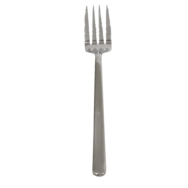 Cuillère fourchette or à Long manche | Fourchette à Long manche, cuillère pour la crème glacée vaisselle plaqué or Dessert thé cuillères à café cuillères en acier inoxydable: Silver fork