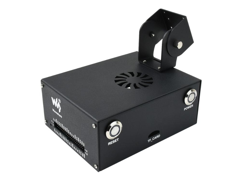 Waveshare – boîtier en métal, spécialisé pour le Kit de développement Jetson Nano 2 go, de châssis Mini PC, corps en métal solide