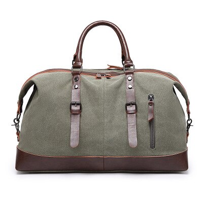 Wilden Bequem männer Leinwand Reisetasche Multifunktions Gepäck Lagerung Taschen Schulter Bote Große Kapazität Boston Tote: Armee Grün