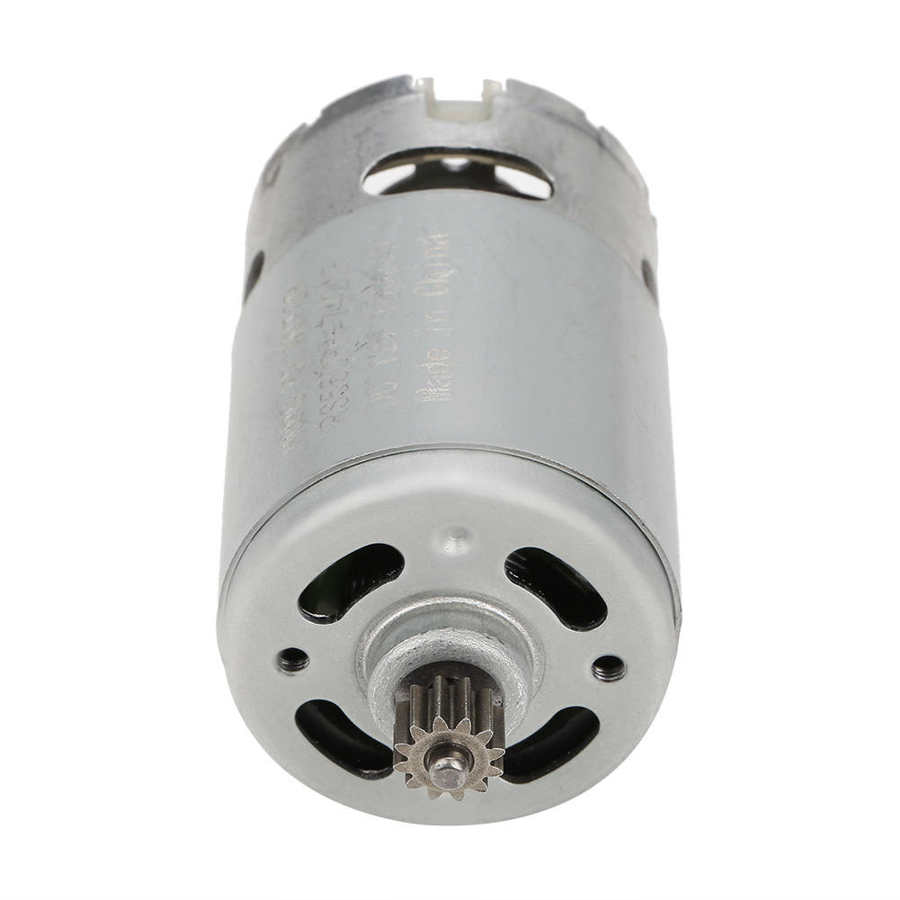 Motor DC de dos velocidades para taladro eléctrico, 12V, 12 dientes