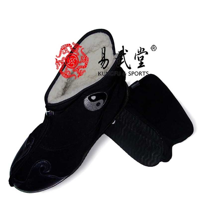Tai chi-schoenen, chinese vechtsportschoenen, winterschoenen van katoen, antislip kungfu-schoenen en wu shu-schoenen