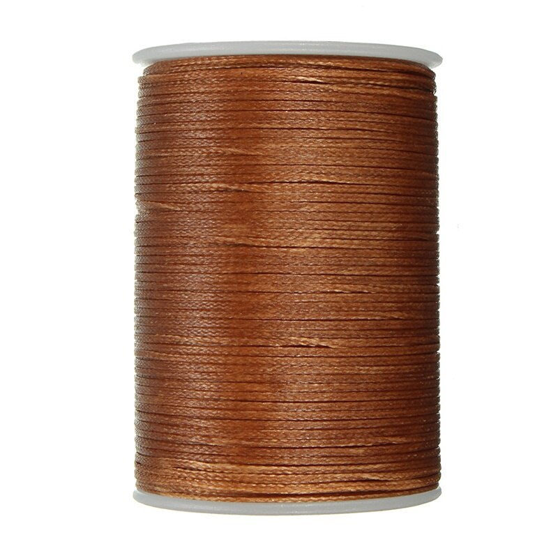 Duurzaam 1 ST 78 Meter 0.8mm Lederen Gewaxt Draad Koord voor DIY Handwerk Tool Hand Polyester Stiksels Draad Multicolor