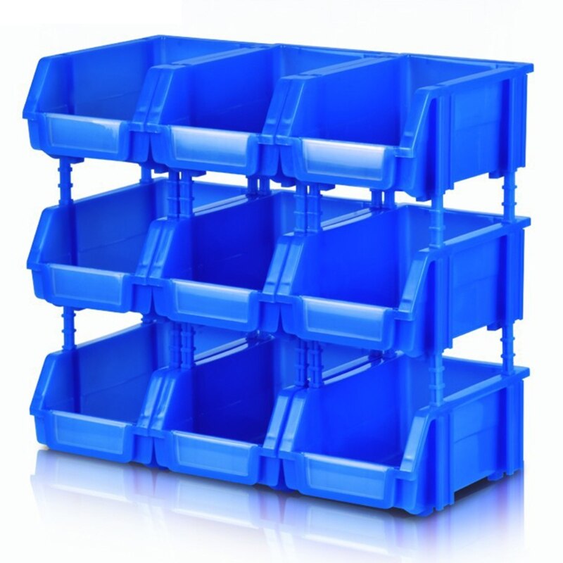 1pc Warehouse Plastic Parts Box Oblique Combined Component Box Warehouse Storage Box Plastic Box Organizer Container Tool Box