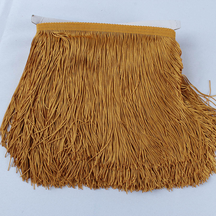 10 Yards/lot Lace Fringe Tassel Polyester Lace Trim Lint DIY Gordijn Latin Jurk Podium Kledingstuk 15 cm/ 20 cm/30 cm Breed