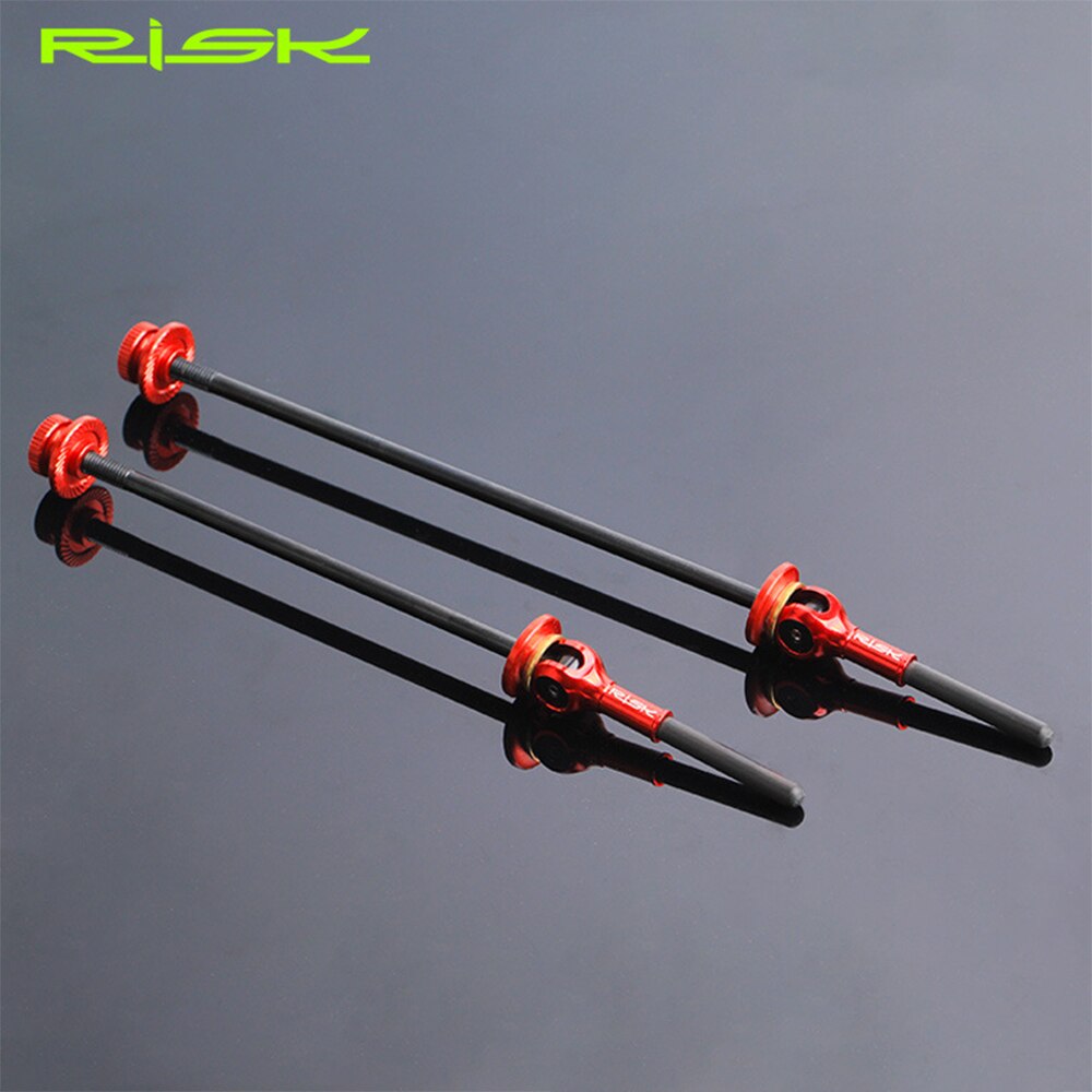 Mountain bike road bike general quick release fork mountain bike bicycle riding hub road bike quick release mountain bike parts: Red