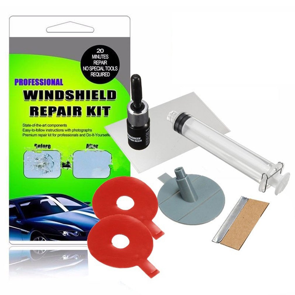 Windshield Repair Kits DIY Car Window GlassScratches Restore Windscreen Polishing Glass Repair Tool Set For Chips Cracks