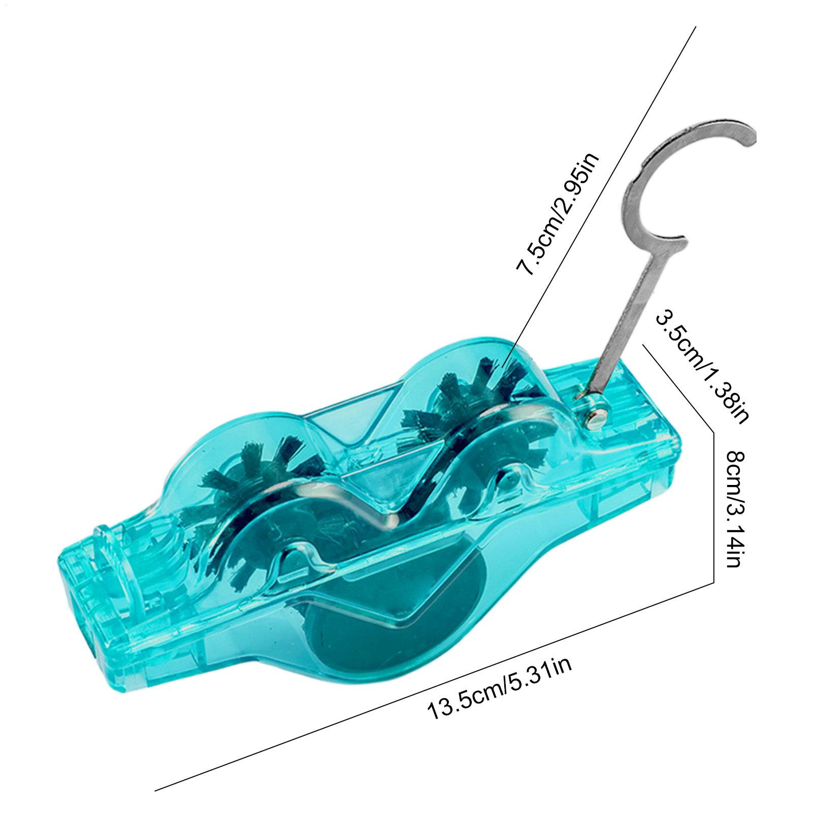 Kettenreiniger für Radfahren mit Rotierenden Bürsten, Präzise Faltbare Fahrradpflege-Zubehör für Getriebe und Kassetten