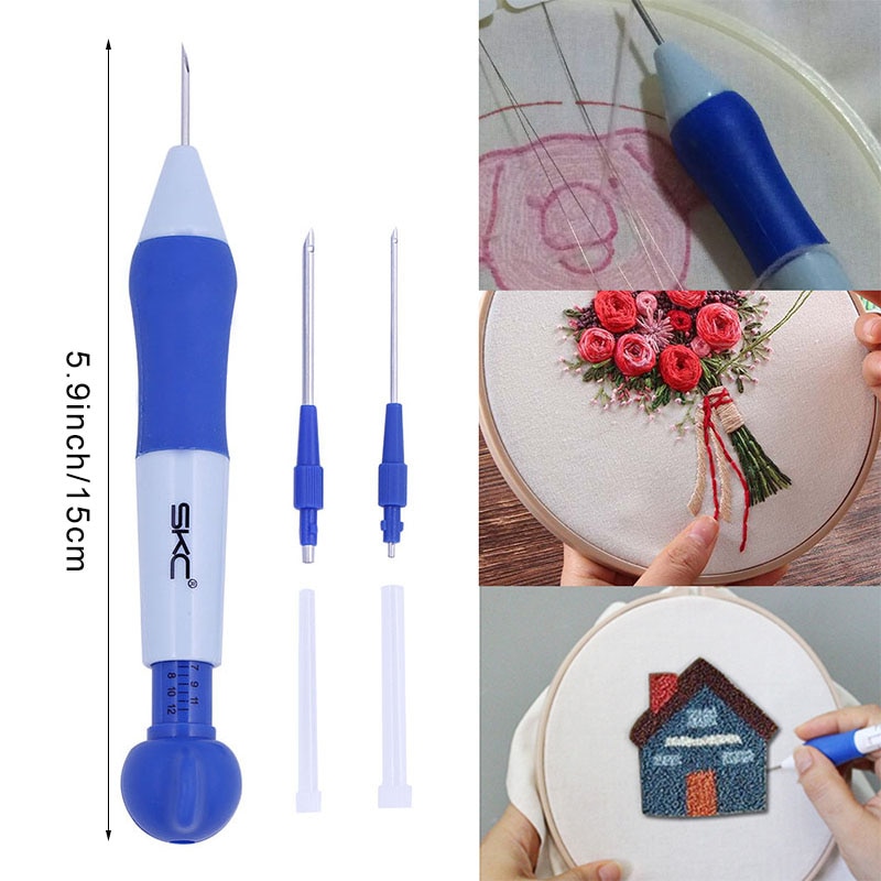 MIUSIE DIY Embroidery Pen Set Knitting Sewing Tool... – Vicedeal
