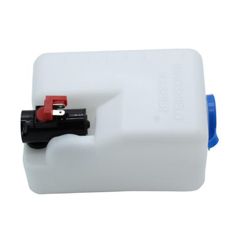 12V Universal Car Windshield 1.8L Washer Reservoir Pump Bottle Kit with Jet Button Switch