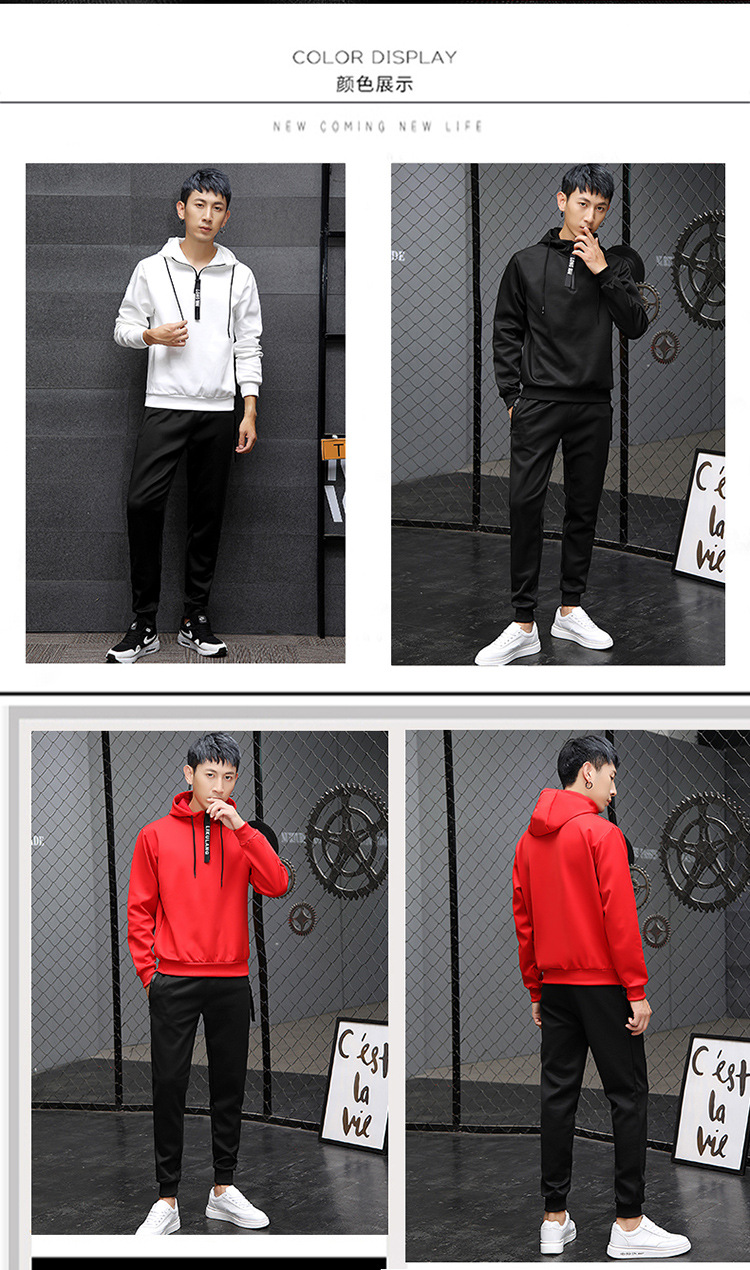 Neue männer wettbewerb Sportbekleidung anzug Fitnessstudio Fitness Sport hoodie + hosen anzug männer Joggen Sport männer knapp jacke