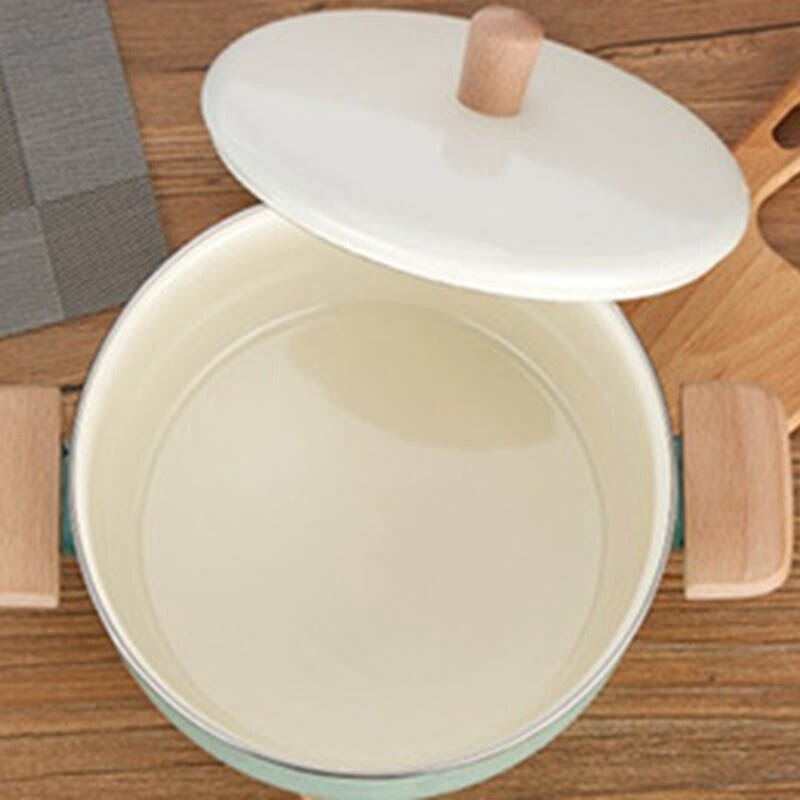 Kitchen Pots Enamelled Soup Pot Boiler Milk Pan Non Sticky Frying Pan with Induction Dish