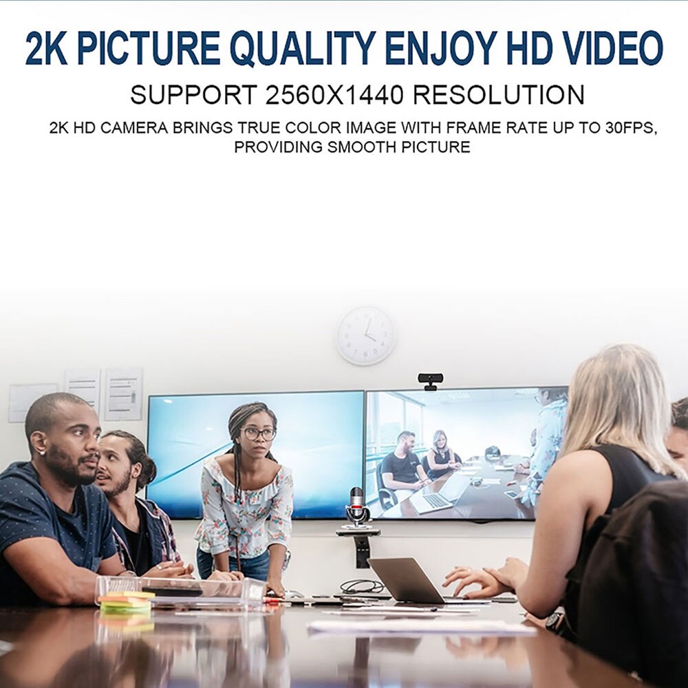 TISHRIC 4M Pixel USB Webcam 1080P/PC Web Camera With Microphone USB Camera for Computer Webcamera Flexible Full HD Video Web Cam