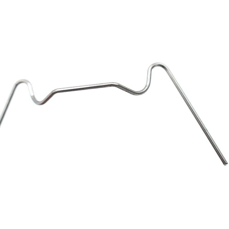 Drivhusglas clips, rustfrit stål m type clips bladfjeder clips til drivhus glashus twin-hall web 100 stk.