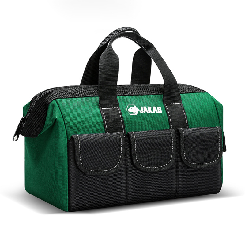 Handtasche, wasserdicht, robust, großes FassungsvermöGen, breite Öffnung, tragbare Werkzeugtasche für Zimmerei, Elektriker, Werkzeug-Tragetasche