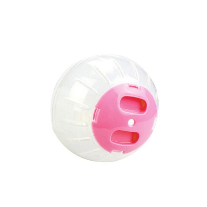 Rueda de ejercicio para hámster, bola encantadora para animales pequeños, Chinchillas, ratones, patio de juegos, juguetes para mascotas, suministros de jaula L4MB: pink / L